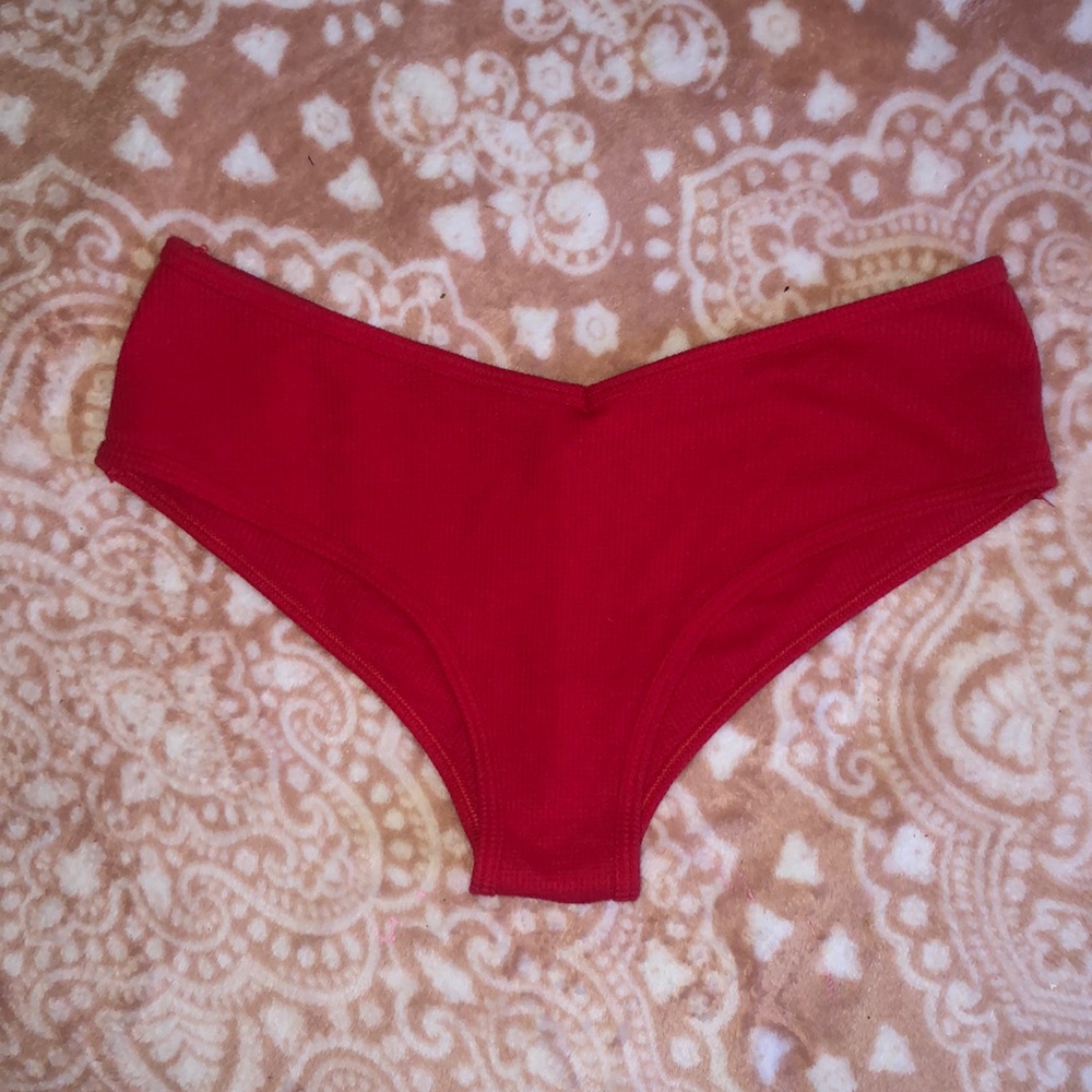 NWOT Red Victoria’s Secret panties size small
